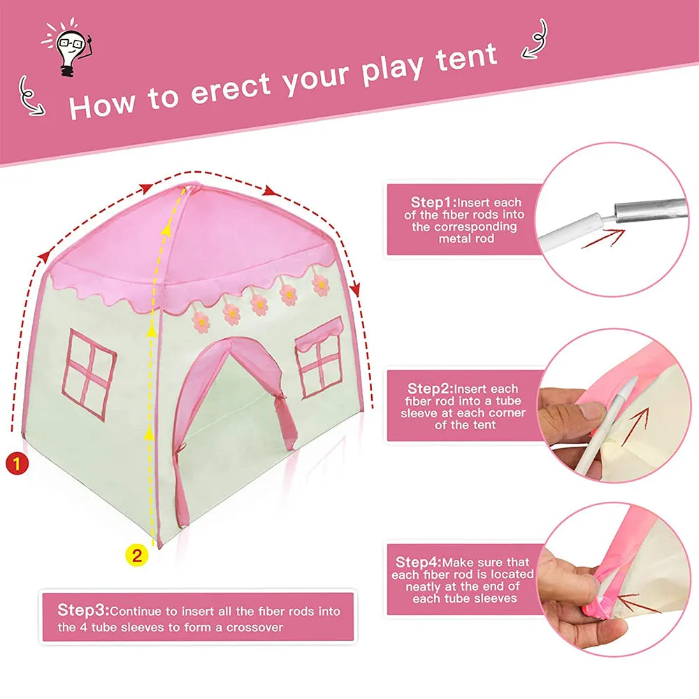 THBOXES Kids Play Tent Princess Playhouse Cute Castle Play Tent