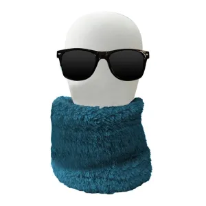 The Pea Kids Fur Neck Warmer-PEACOCK