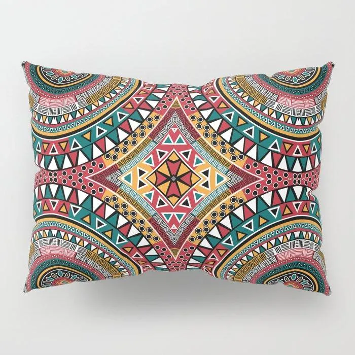 Tribal Kaleidoscope Bespoke Pillow Shams