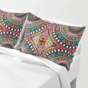 Tribal Kaleidoscope Bespoke Pillow Shams