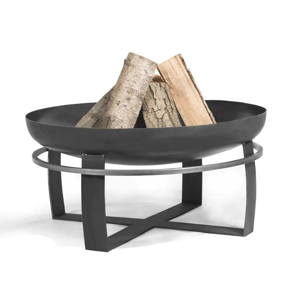 Viking Fire Bowl Pit - Cook King Garden and Outdoor Patio Entertaining Portable Metal Round 60cm 100cm