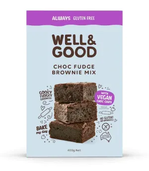 Well & Good Choc Fudge Brownie Mix (400g)