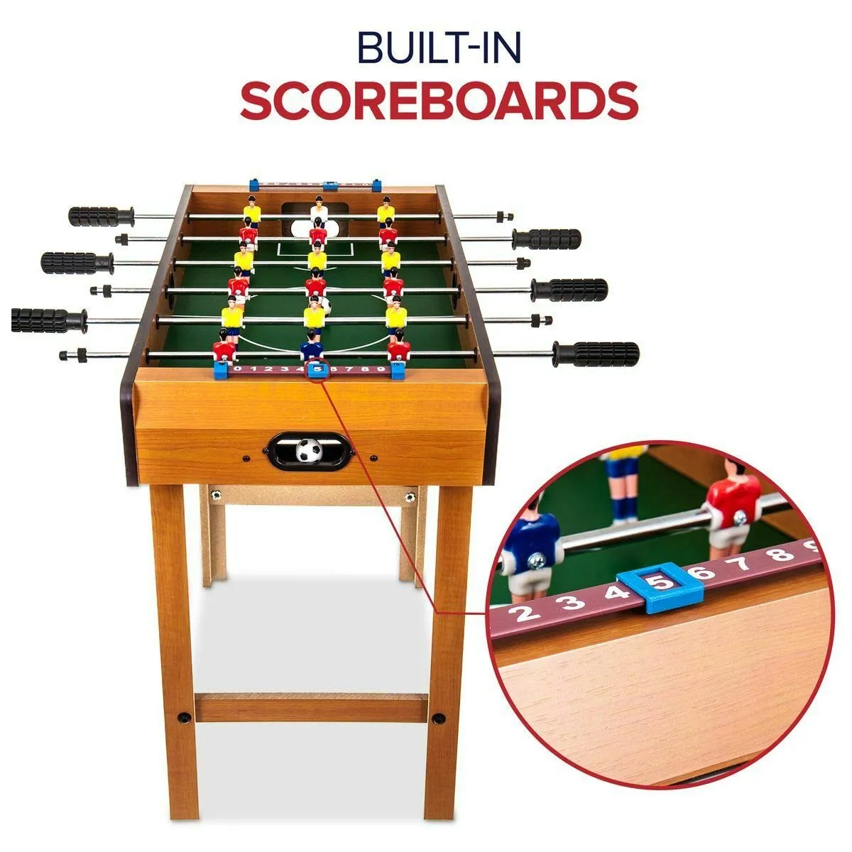 Wooden Football Soccer Game With Legs & Scores