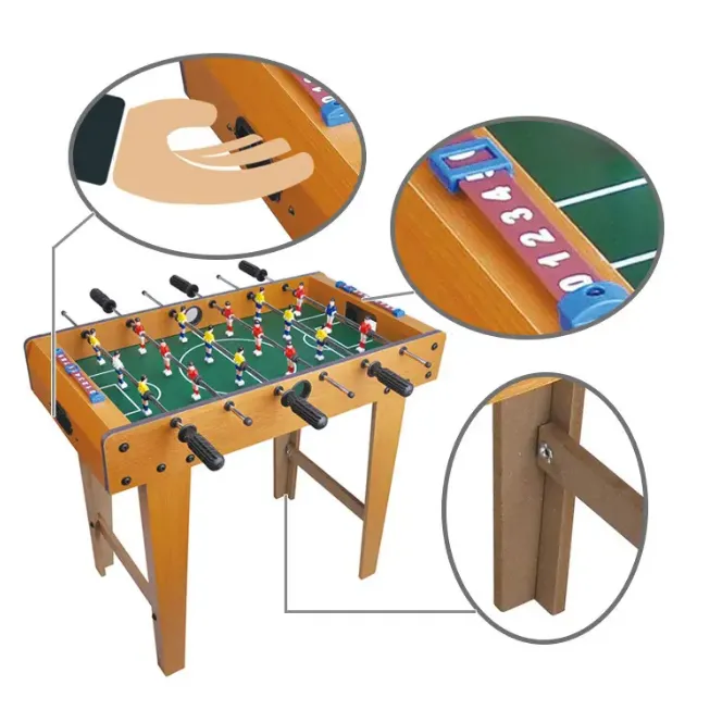 Wooden Football Soccer Game With Legs & Scores