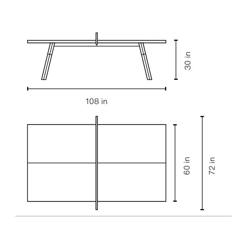 You and Me Ping Pong Table